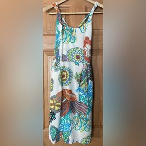 Banana Republic Size 4 White dress with Pockets.Trina Turk collection.summer2012